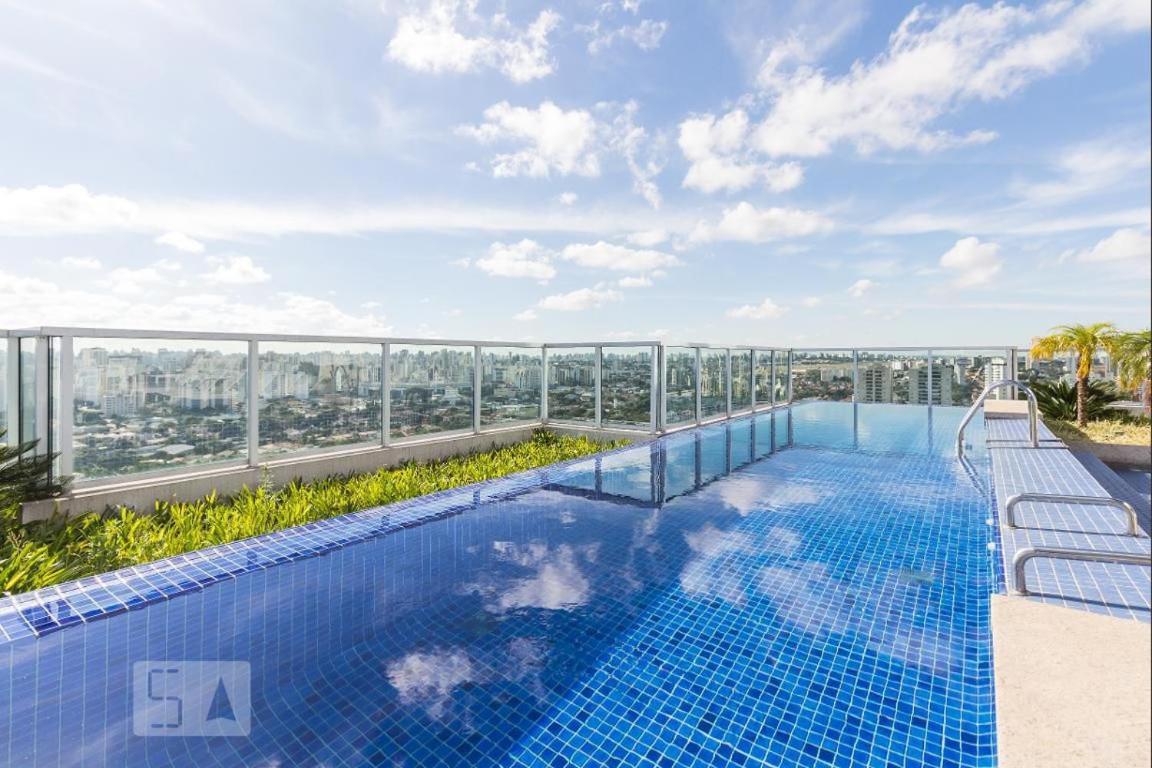 Estilo, Conforto E Vista Panoramica Ideal Para Trabalho Ou Lazer São Paulo Exteriör bild
