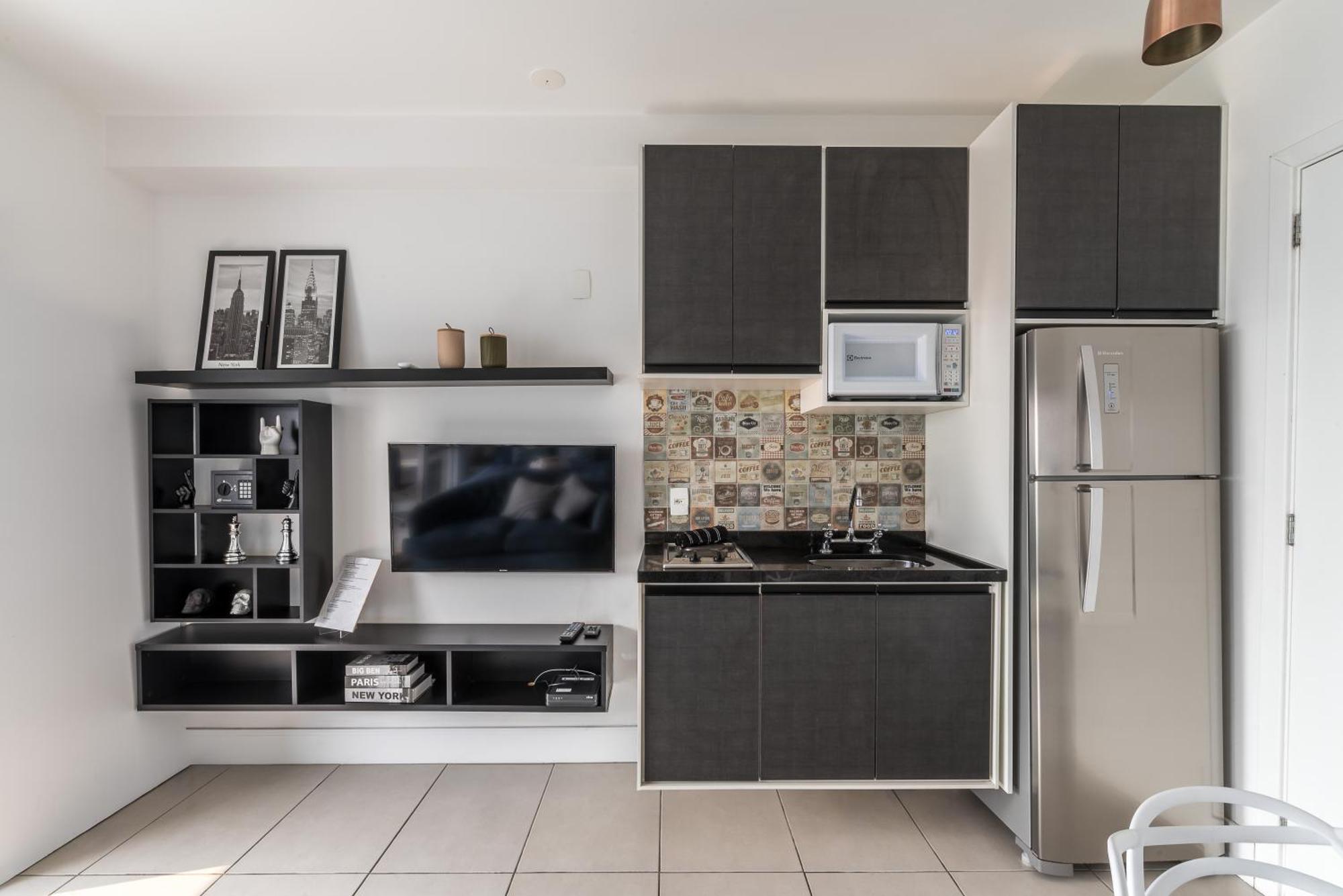Estilo, Conforto E Vista Panoramica Ideal Para Trabalho Ou Lazer São Paulo Exteriör bild