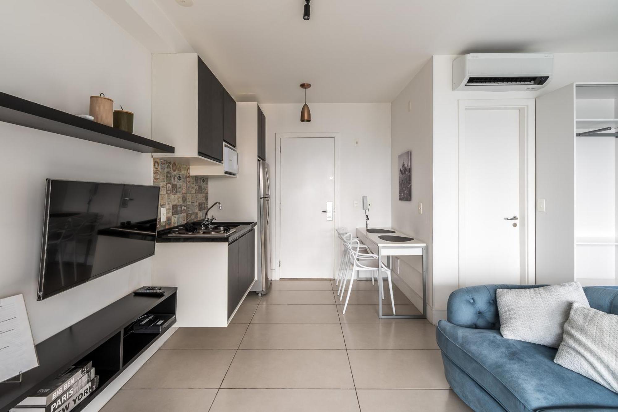 Estilo, Conforto E Vista Panoramica Ideal Para Trabalho Ou Lazer São Paulo Exteriör bild